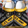 Custom Us Army Yellow And Black Crocband 3D Crocs
