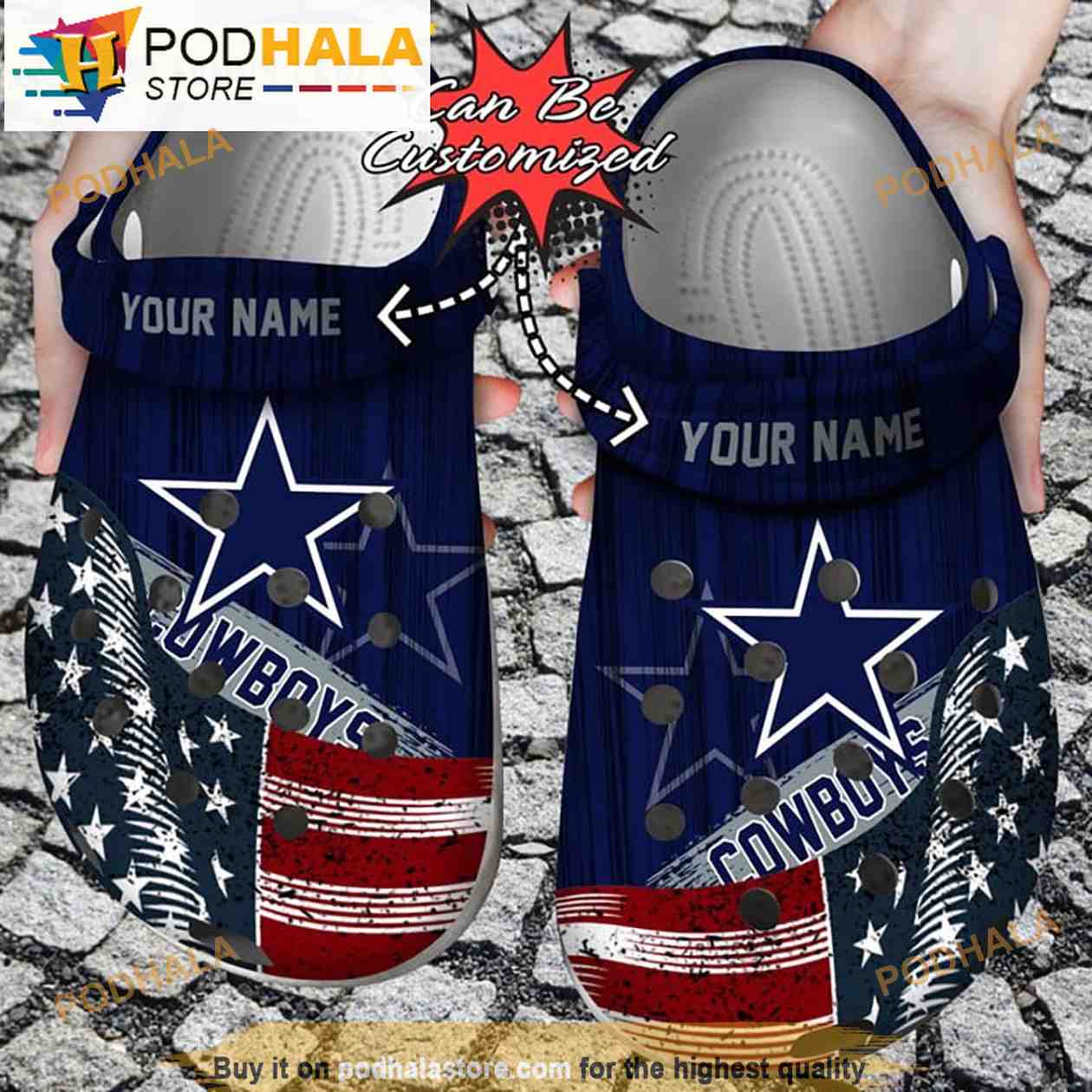 Dallas Cowboys crocs mickey custom print full - Dallas Cowboys Home