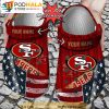 Custom Us Flag Sf 49ers New Crocband 3D Crocs Clog Shoes