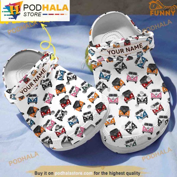 Custom Volkswagen Campervan Crocband 3D Crocs