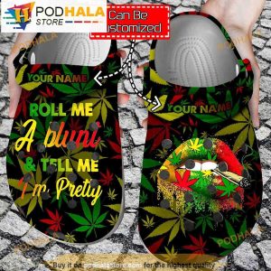 Custom Weed Crocband 3D Crocs Slippers