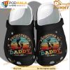 Customize Promoted To Daddy Black Crocband 3D Crocs