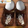 Cute Alaskan Malamute Dog Crocband 3D Crocs