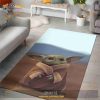 Cute Baby Yoda Star Wars Area Rug Rugs For Living Room Rug Home Decor