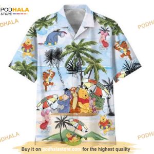 Cute Bear Aloha Shirt, Tropical Paradise, Beach Getaway Funny Hawaiian Shirt