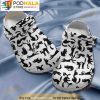Cute Black Cat Pattern 3D Crocs, Funny Crocs