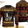 Cute Duck Honkus Ponkus Ugly Halloween Sweater Unisex 3D Print All Over Print Sweater