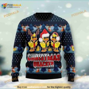 Cute Duck Quacker Ugly Sweater