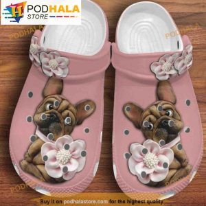 Cute French Bulldog Dog Crocband 3D Crocs