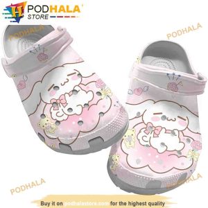Cute Hello Kitty Crocband 3D Crocs Clog Shoes