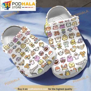 Cute Pattern Pokemon Crocband 3D Crocs