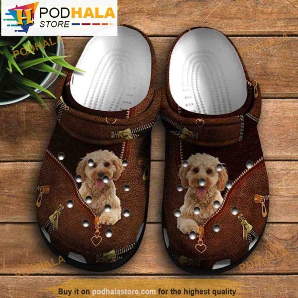 Cute Poodle Dog Crocband 3D Crocs