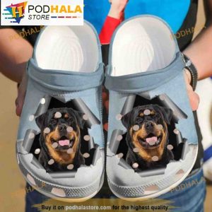 Cute Rottweiler Lovers Only My Dog Crocband 3D Crocs