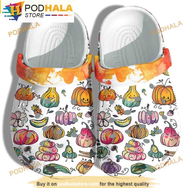Cute Vegetable And Fruit Garden Crocband 3D Crocs