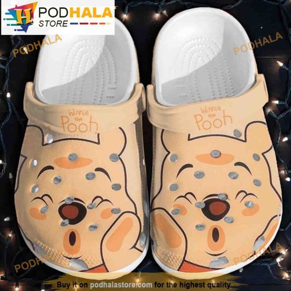 Cute Winnie The Pooh Crocband 3D Crocs