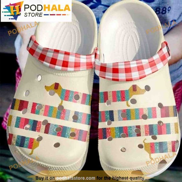 Dachshund Doxie Lovers Funny Dachshund With Long Body 3D Crocs