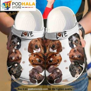 Dachshund Fan Club Cutes Dog Crocband 3D Crocs