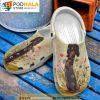 Dachshund Floral Dog Croc Shoes