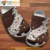 Dachshund Flowers Dog Crocband 3D Crocs