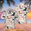 Dachshunds Dog Hawaiian Floral Shirt, Summer Dog Funny Hawaiian Shirt,
