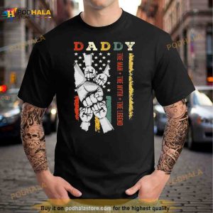 Daddy The man The Myth The Legend USA Flag Vintage Shirt