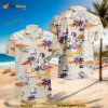 Daisy And Donald Duck Tropical Funny Hawaiian Shirt, Donald Duck Funny Hawaiian Shirt