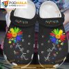 Daisy Flower Choose Kind Puzzle Pieces 3D Crocs, Funny Crocs