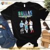 Dallas City Skyline Sports Team Players Signatures Shirt