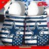 Dallas Cowboys 10 Team Gift For Fan Crocs Rubber Crocs Crocband Clogs Comfy Footwear