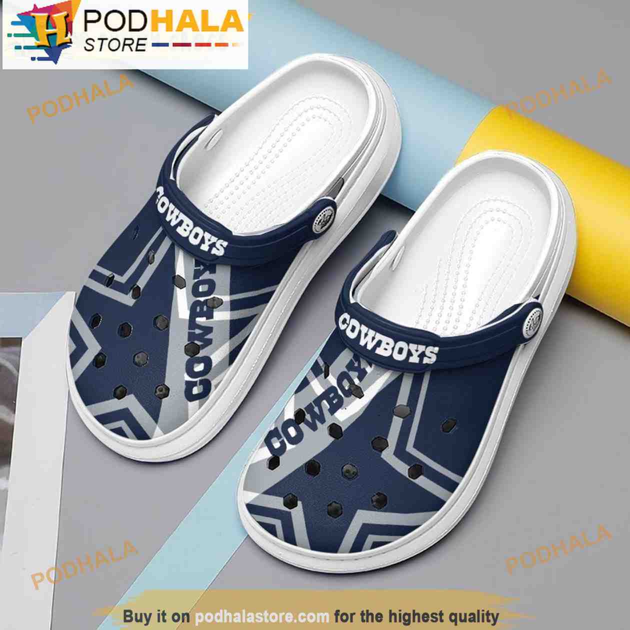 Dallas Cowboys 3D Crocs Mens - Bring Your Ideas, Thoughts And Imaginations  Into Reality Today