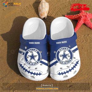 Dallas Cowboys Big Logo Teams Gift For Fan Comfy Footwear Crocs Clog Shoes