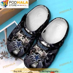 Team Dallas Cowboys 3D Funny Crocs Slippers - Bring Your Ideas