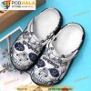 Dallas Cowboys Skull White 3D Crocs
