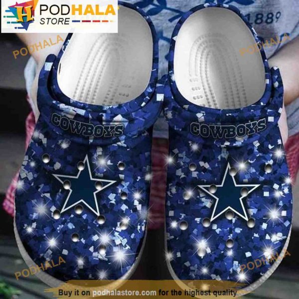 Dallas Cowboys Star Sky Pattern 3D Crocs