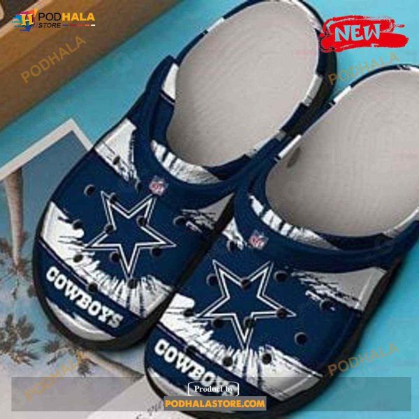 Dallas Crocs Cowboy Crocband Clog Comfortable Classic Clog Water Shoes Comfortable