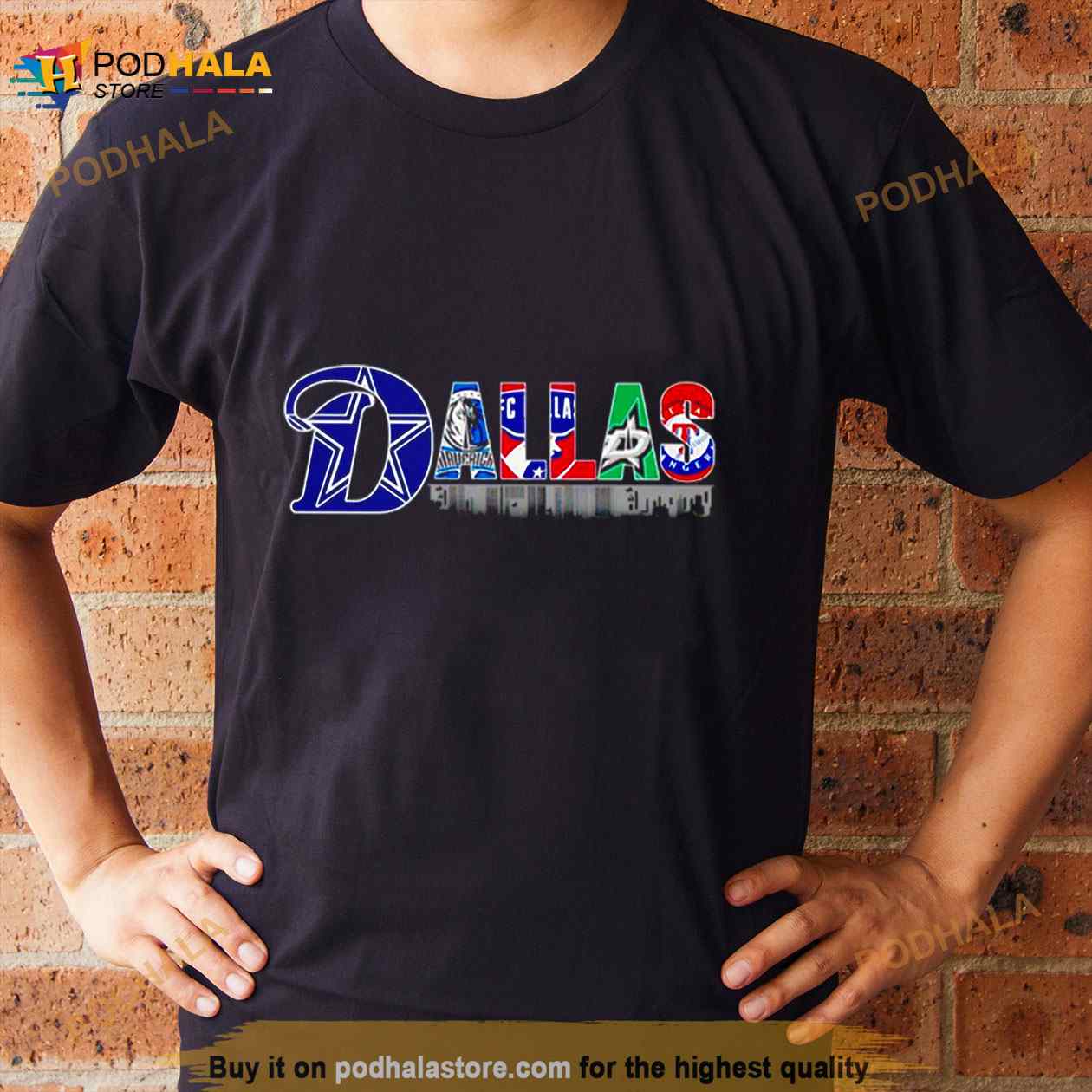 Dallas Sports Teams City Skyline Shirt Dallas Sports Teams City Skyline Shirt