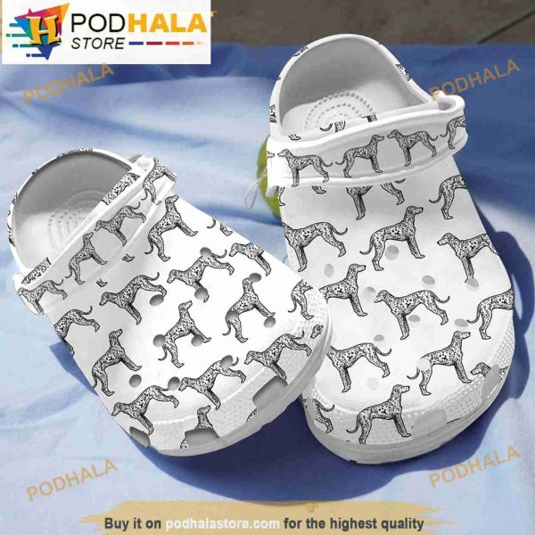 Dalmatian Dog Gifts 3D Crocs Slippers, Funny Crocs