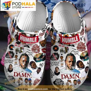 Damn Music 3D Crocs Clog Shoes, Funny Crocs