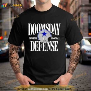 Dan Quinn Wearing Doomsday Defense Dallas Cowboys Football Shirt 2