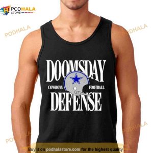 Dan Quinn Wearing Doomsday Defense Dallas Cowboys Football Shirt 3