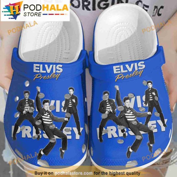 Dance King Of Rock And Roll Elvis Presley 3D Crocs, Funny Crocs
