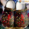 Dancing Skull Flowers 3D Crocs, Funny Crocs