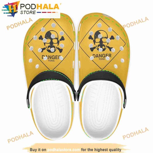 Danger Toxic Breaking Bad 3D Crocs Slippers, Funny Crocs