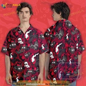 Darkrai Dark Hawaiian Shirt Darkrai Birthday Button Up Shirt Japanese Anime Gift 2