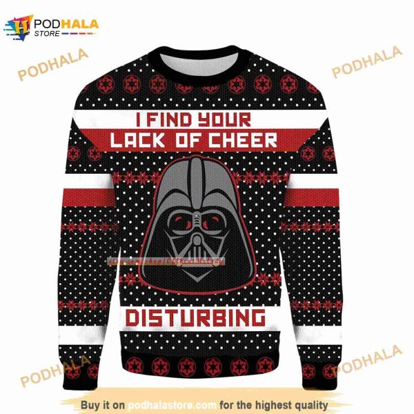 Darth Vader Ugly Christmas 3D Sweater