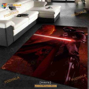 Darth Vader With Light Saber Star Wars Area Rugs Living Room Carpet Christmas Gift Floor Decor The Us Decor
