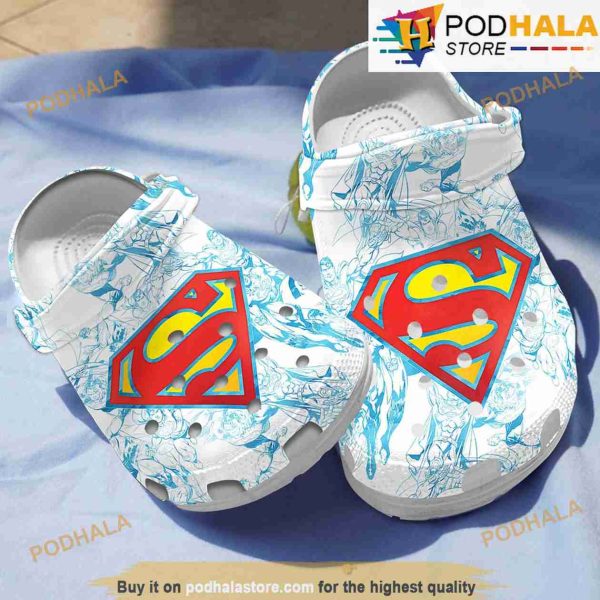 Dc Comics Superman 3D Crocs, Funny Crocs