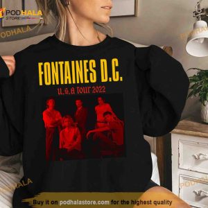 Dc Fontaines Dc Show Dc Tour 2022 Shirt