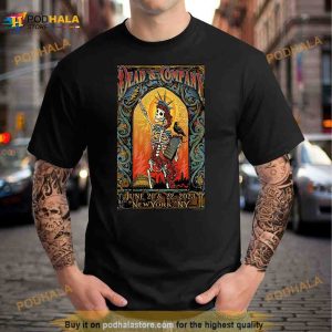 Dead Company Event New York Tour 2023 Poster Shirt 2