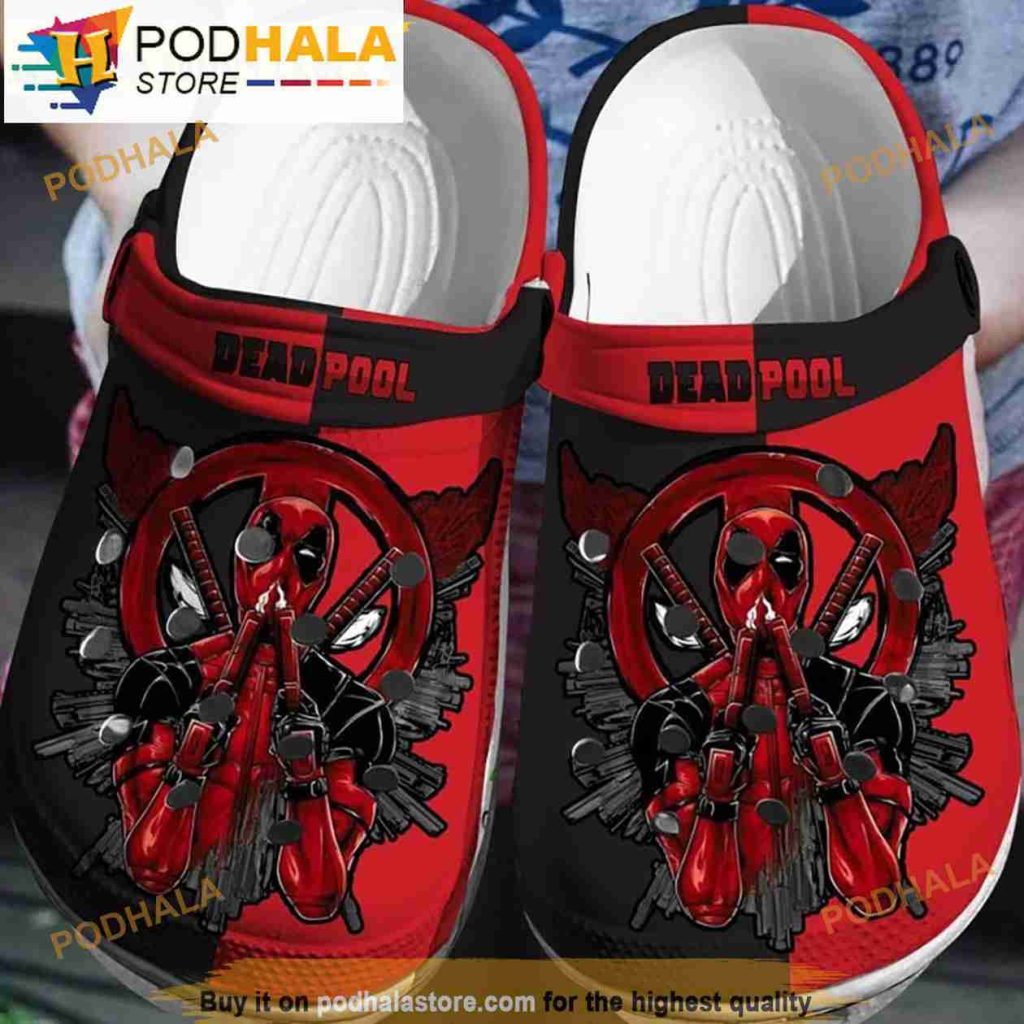 Deadpools 3D Crocs, Funny Crocs - Podhalastore